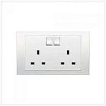 SCHNEIDER 13Amps Double/AC socket