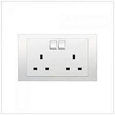 SCHNEIDER 13Amps Double/AC socket