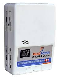 SMK SOLAR 5KVA SINGLE PHASE WALL MOUNT SERVO STABILIZER WITH LCD DISPLAY