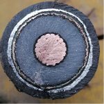 240mm x 1core 33kv XLPE SWA copper cable